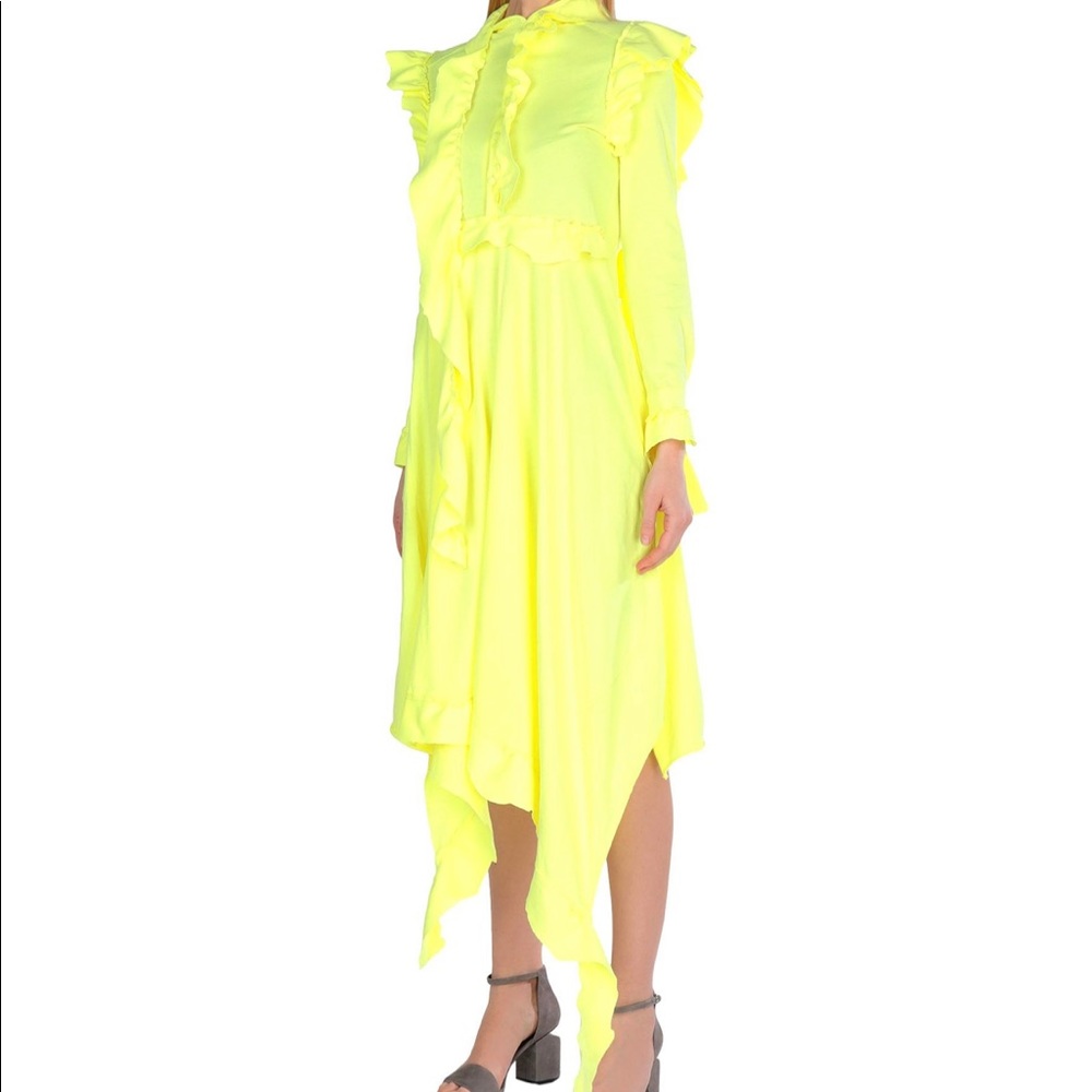 Vetements Neon yellow Dress 👗 NWT